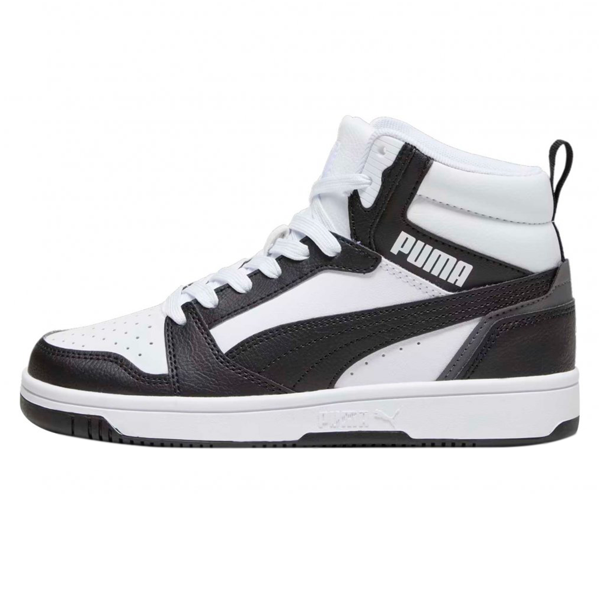 PUMA REBOUND V6 JUVENIL COLOR BLANCO NEGRO Sommith Sport