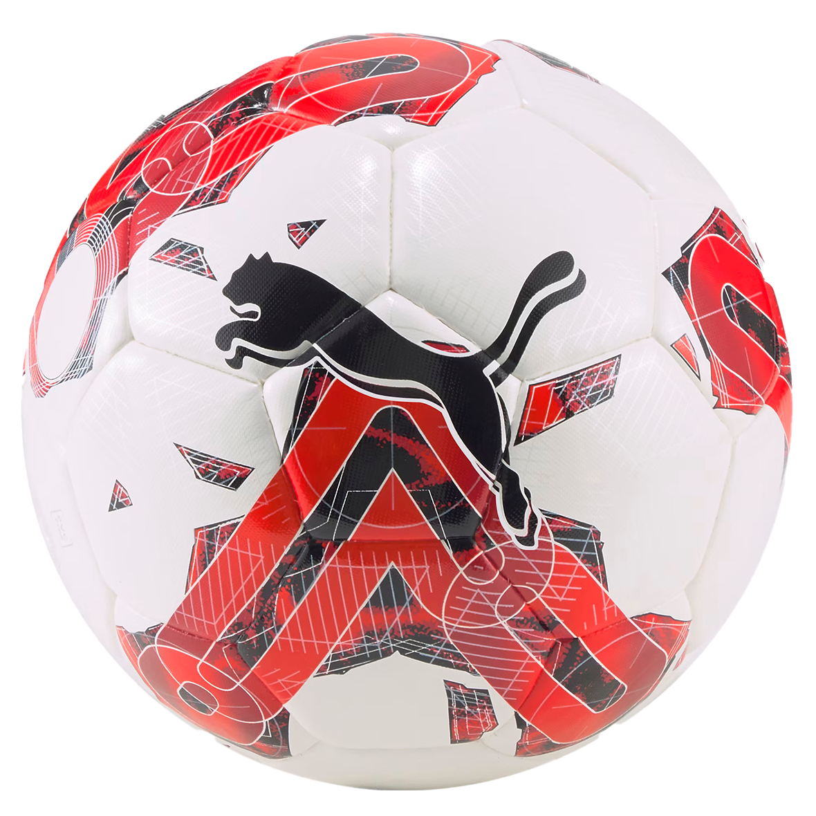 BALON PARA FUTBOL PUMA ORBITA COLOR BLANCO ROJO