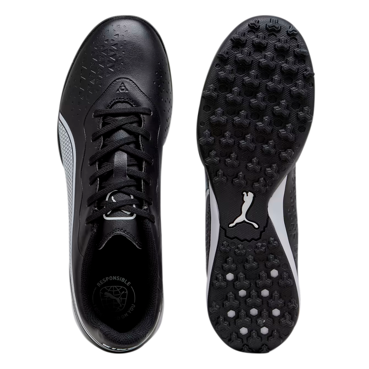 PUMA KING MATCH PARA CABALLERO COLOR NEGRO BLANCO