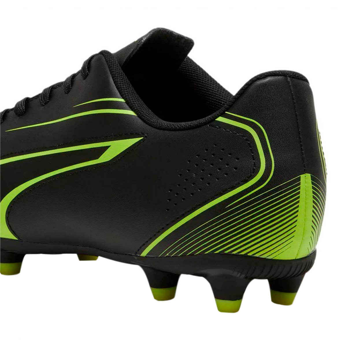 PUMA VITORIA FG PARA CABALLERO COLOR NEGRO AMARILLO