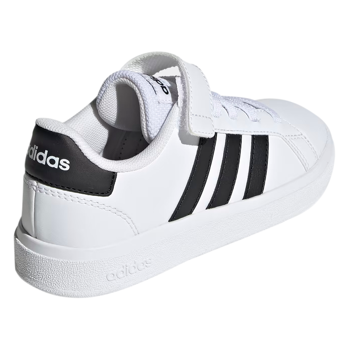 ADIDAS GRAND COURT PARA NIÑO COLOR BLANCO NEGRO