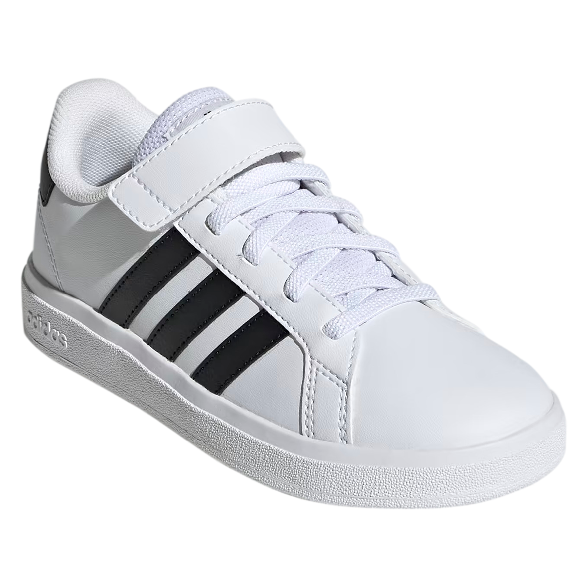 ADIDAS GRAND COURT PARA NIÑO COLOR BLANCO NEGRO