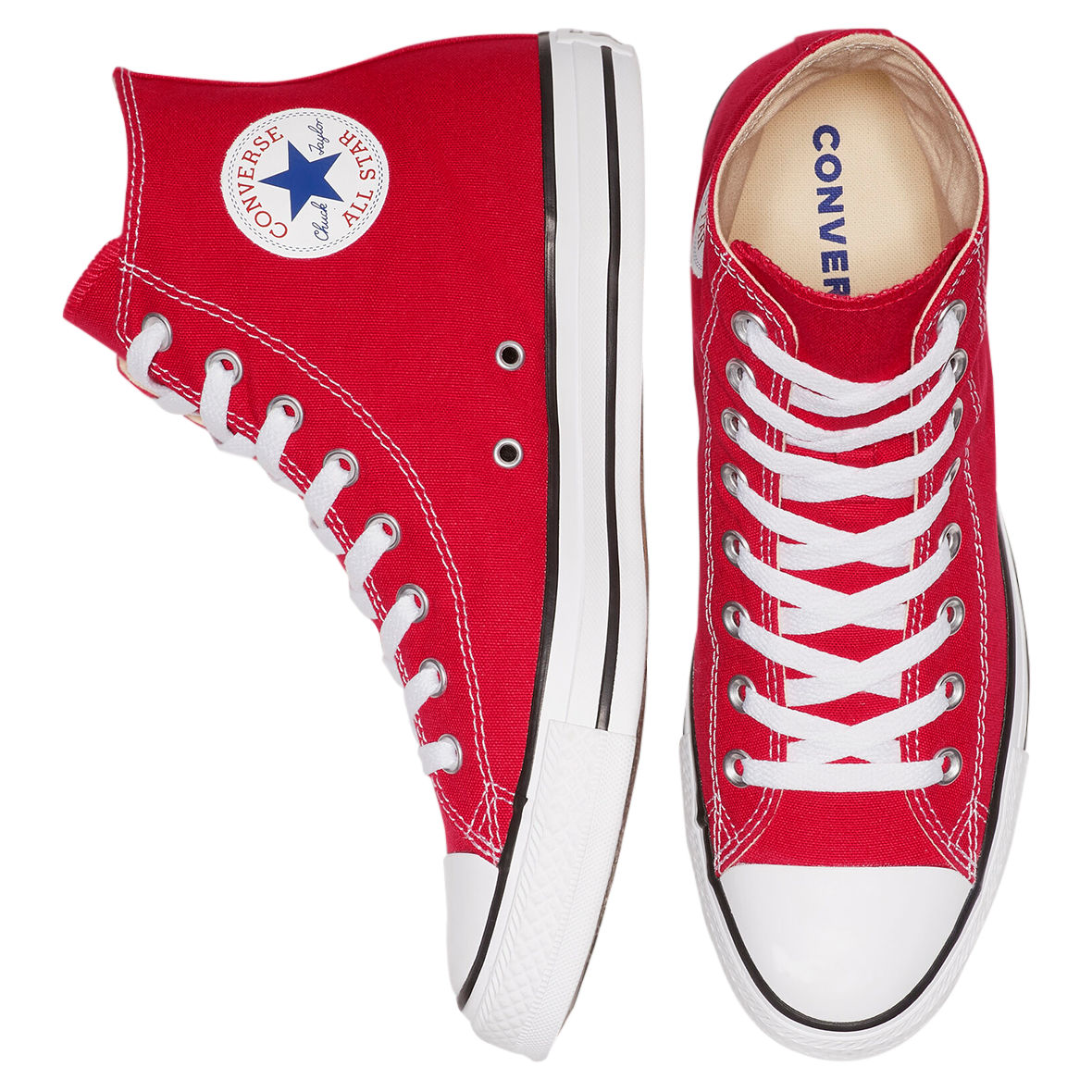 Converse store altos rojos